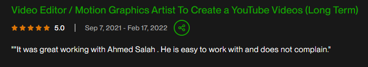 Client Testimonial 5